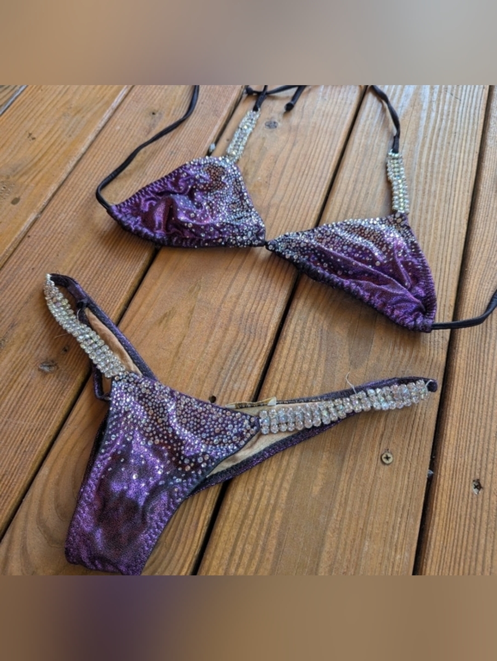 Toxic Angelz Purple Competition Bikini